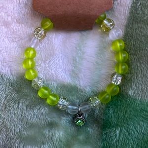 Green Beaded Bracelet
